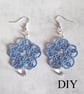 PDF Tatting Pattern - 'Isabella' Earrings With Beads - Intermediate - Image 4