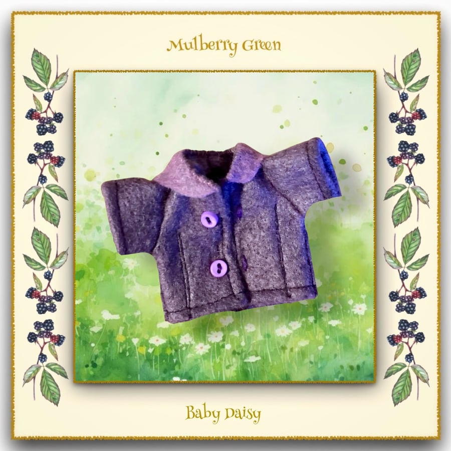 Baby Daisy Purple Tailored Coat