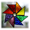 Colour Wheel Suncatcher Stained Glass Rainbow