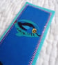 Bookmark - Tropical Coral Reef Fish fabric,  backed with wool felt - Image 4