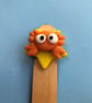 Polymer Clay Cute Crab bookmark - free postage to UK - Image 1