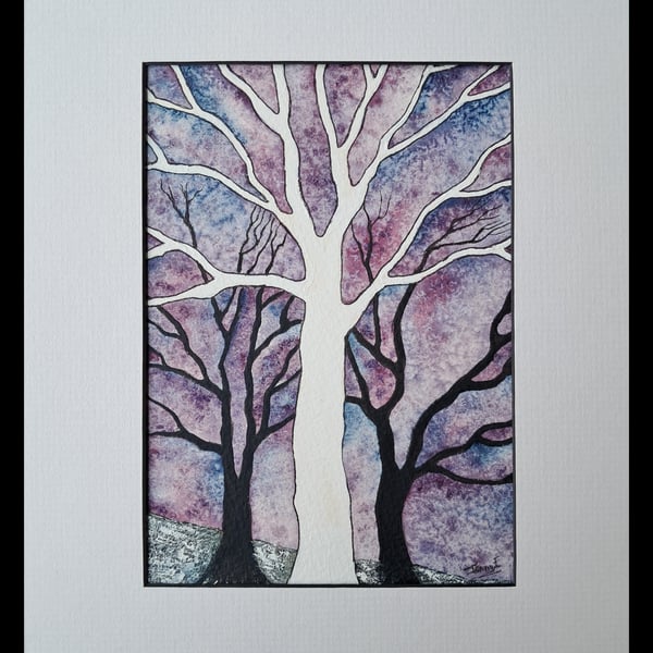 Eerie Stillness, an original painting