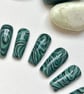 Malachite Press on Nails - Image 3