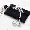 Leather Earphone Pouch