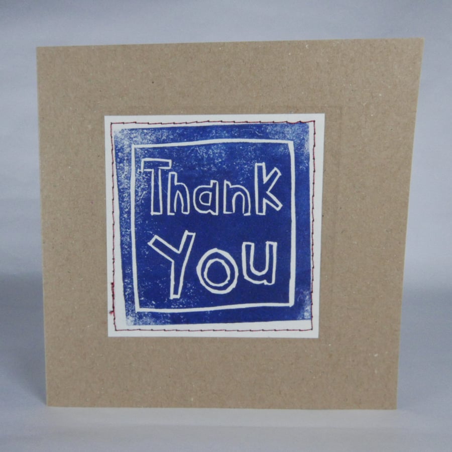 Handmade Thank you Card