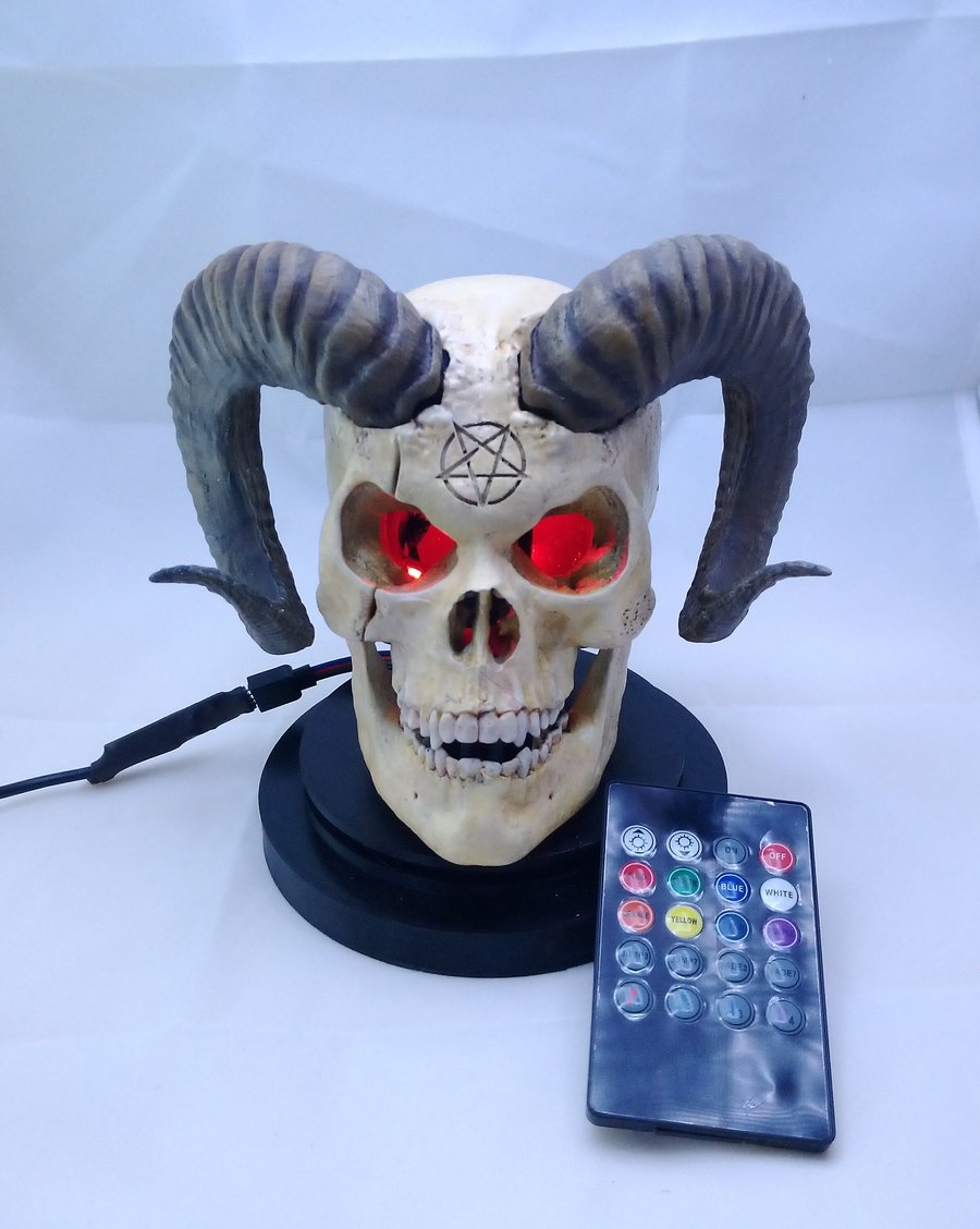 1 x Large Skull with sound activated lights
