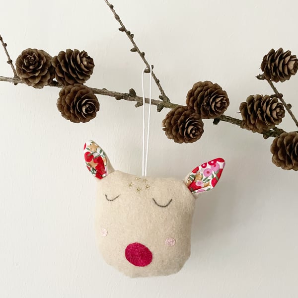 Heirloom Liberty Reindeer Decoration