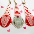 Fused Glass Valentine GONKS