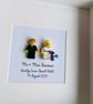 Bride & Groom Wedding Day Personalised Gift Frame - Image 3
