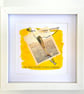 Diving Bird; framed image, mounted and printed on card and handmade paper - Image 4