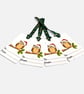 Set of 4 Plantable Christmas Gift Tags, Wildflower Seed Paper, Festive Owl Tags - Image 3