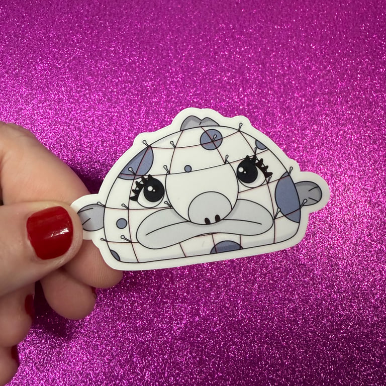 Mr Blobfish 'Pinhead' Vinyl Sticker