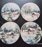 Winter scene coasters 
