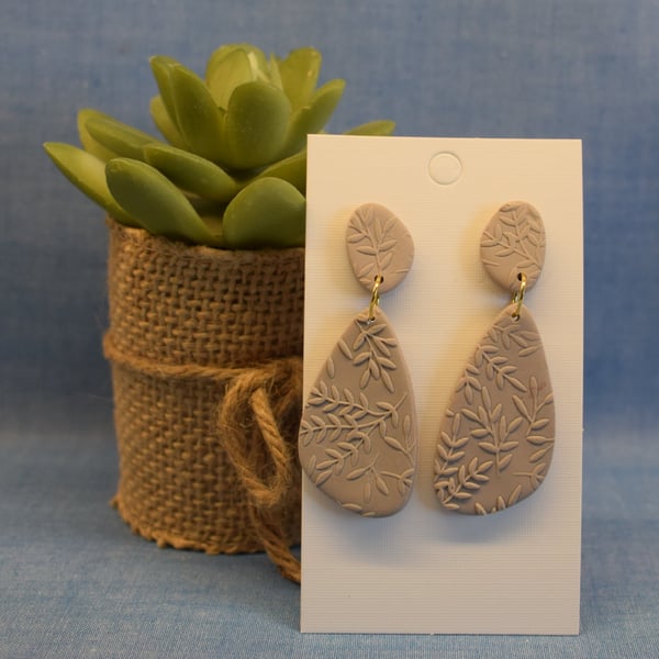 Botanical Organic Statement Earrings