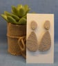 Botanical Organic Statement Earrings