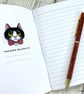 A6 Dapper Cat Notebook - Bow ties - Image 2