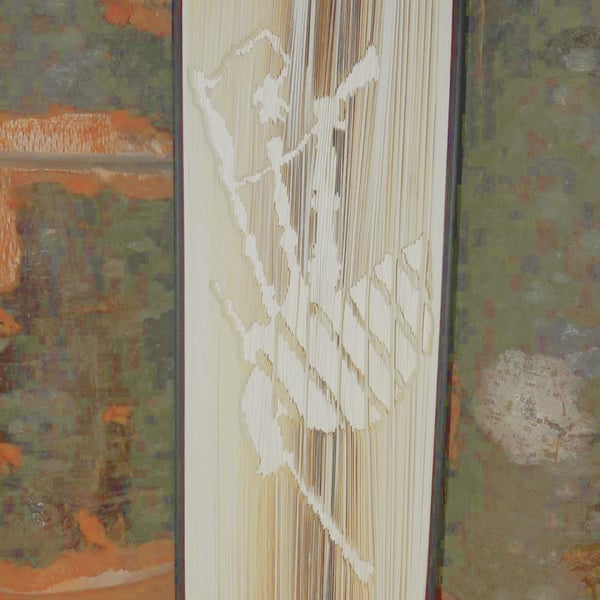 Bagpipes CUT & FOLD Book folding Pattern - EMAILED PDF PATTERN