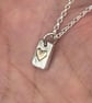 Small Gold Heart Pendant  - Image 4