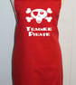 Personalised Cotton Kids Apron (9-12 yrs): Star Baker, Football, Cupcake, gaming - Image 2