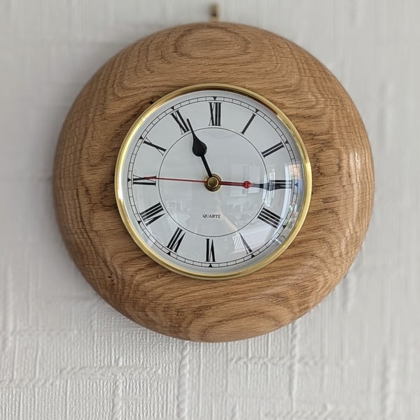 Light Oak Wall Clock 