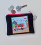 Coin purse denim beach huts and ice cream van Taste of Summer - Image 2