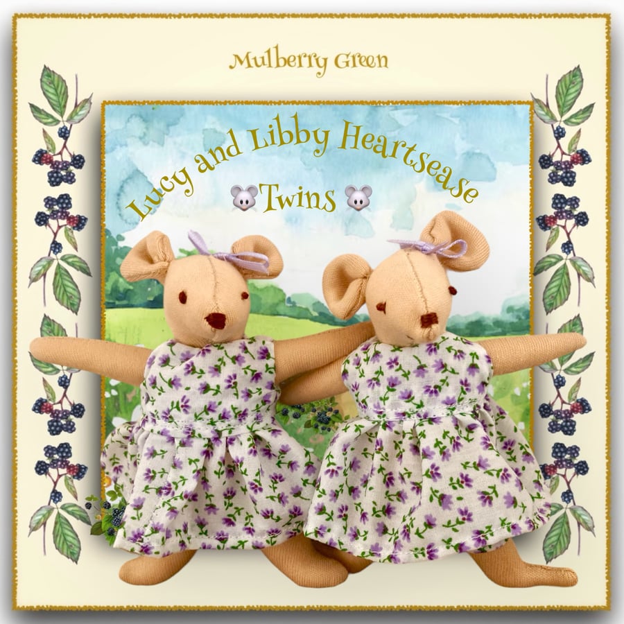 Reserved for Shani -  Lucy and Libby Heartsease 