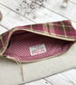 Harris Tweed and Scottish Linen Clutch Bag - Image 5