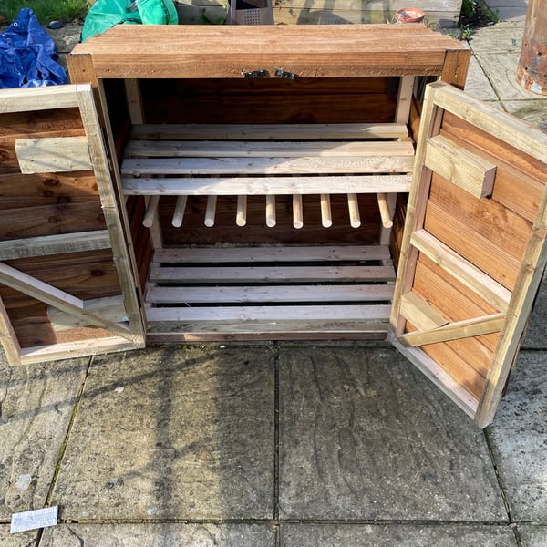 Garden Wellie and shoe storage