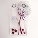 Seconds - Fused Glass Flowers - Handmade Glass Suncatcher