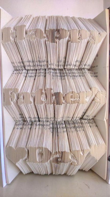 Happy Father's Day MMF Book Folding Pattern - EMAILED PDF PATTERN