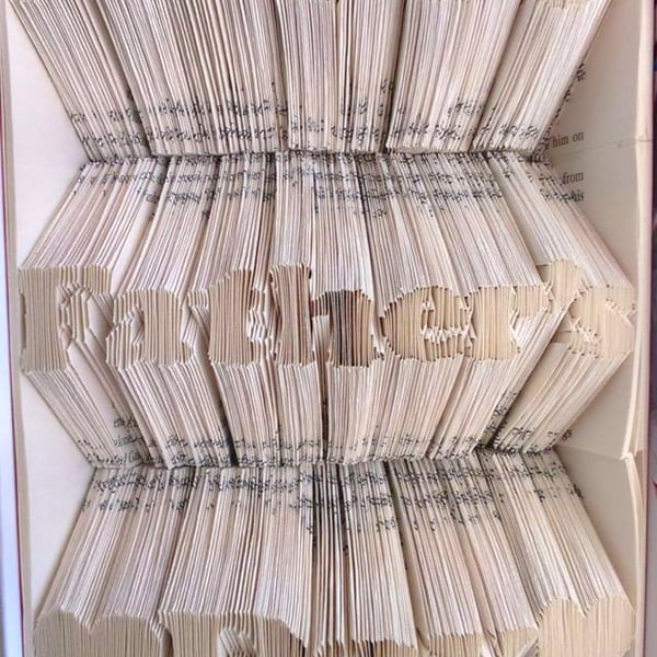 Happy Father's Day MMF Book Folding Pattern - EMAILED PDF PATTERN