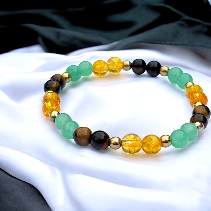 Lucky Chakra Gemstone Bracelet