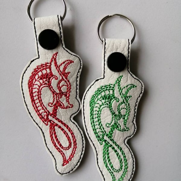 815. Celtic dragon keyring.