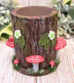 Woodland Mushroom Pen Holder - Pencil Pot for Cottagecore Lovers  - Image 4