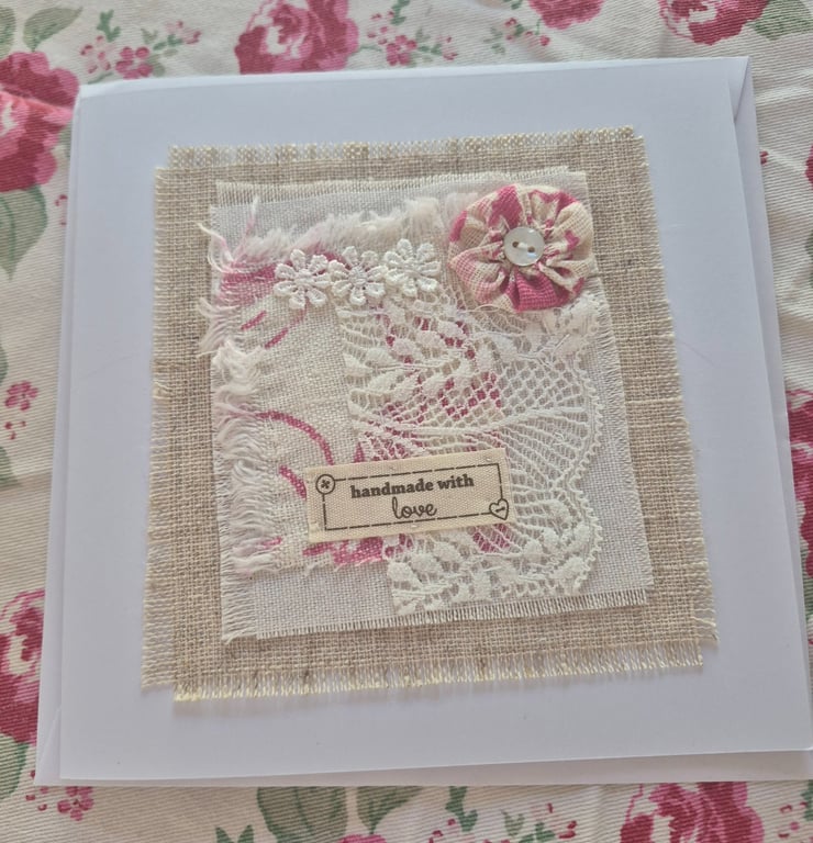 Handmade blank card 