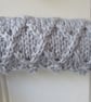 Coat hanger Clothes hanger - silver with teal poppy flower - Image 4