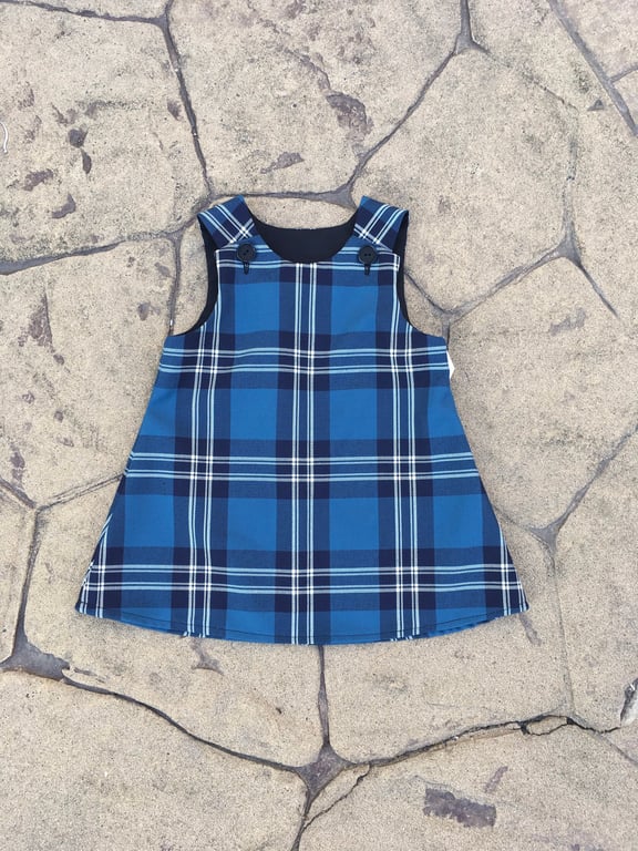 St Andrews Tartan Pinafore Dress
