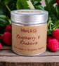 Raspberry & Rhubarb Scented Candle 230g