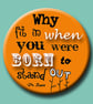 Why Fit In? Fridge Magnet - Image 2