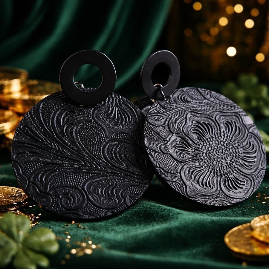 Black Statement Earrings