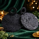 Black Statement Earrings