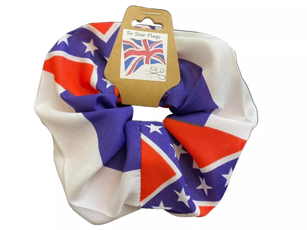 Mississippi USA State America Flag Hair Scrunchie Scrunchies Accessory Band