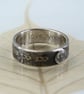 Elvish Silver Ring Band - The Road Goes Ever On - Elven Fantasy Script - Image 4
