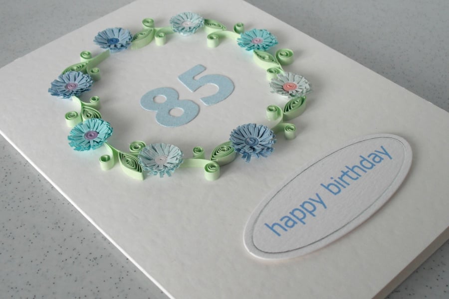 85th birthday card
