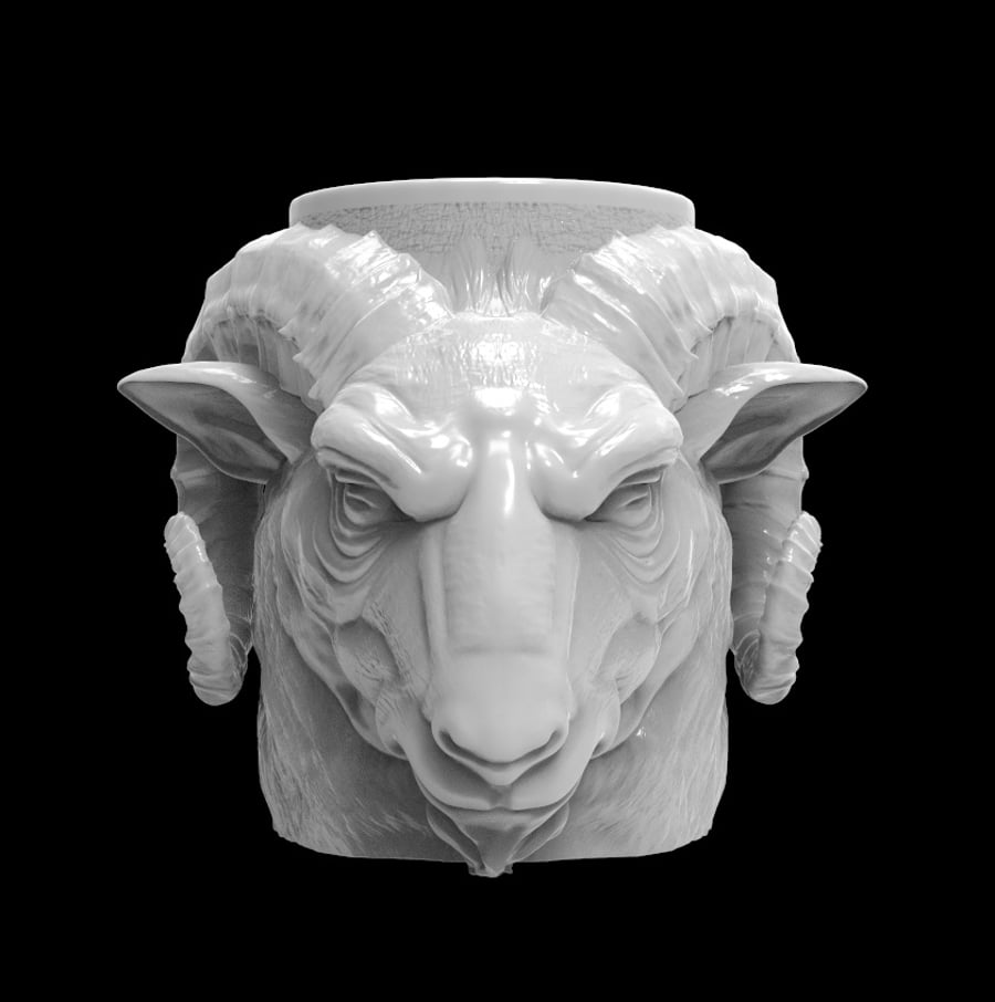 Possibly Cool Dice Towers II - Ram Mug - DnD Pathfinder TTRPG