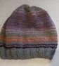Handknit slouchie hat Alpaca Wool blend M - Image 6