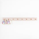 Shaker Peg Rail in Elephants Breath, Mug Rack, Coat Hooks, Kitchen Peg Rail, Pai