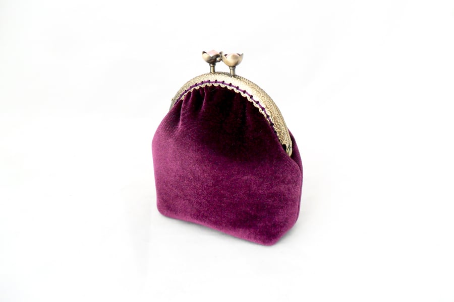 Velvet coin purse