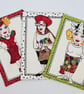 Ladies Mug Rug Coasters Set2