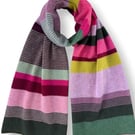 Engineered Stripe Big Scarf